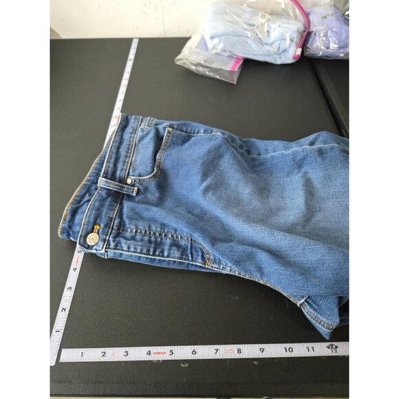 Talbots Womens Flawless Pedal Pusher Capri Denim Jeans Size 16 Stretch Casual - Picture 6 of 10